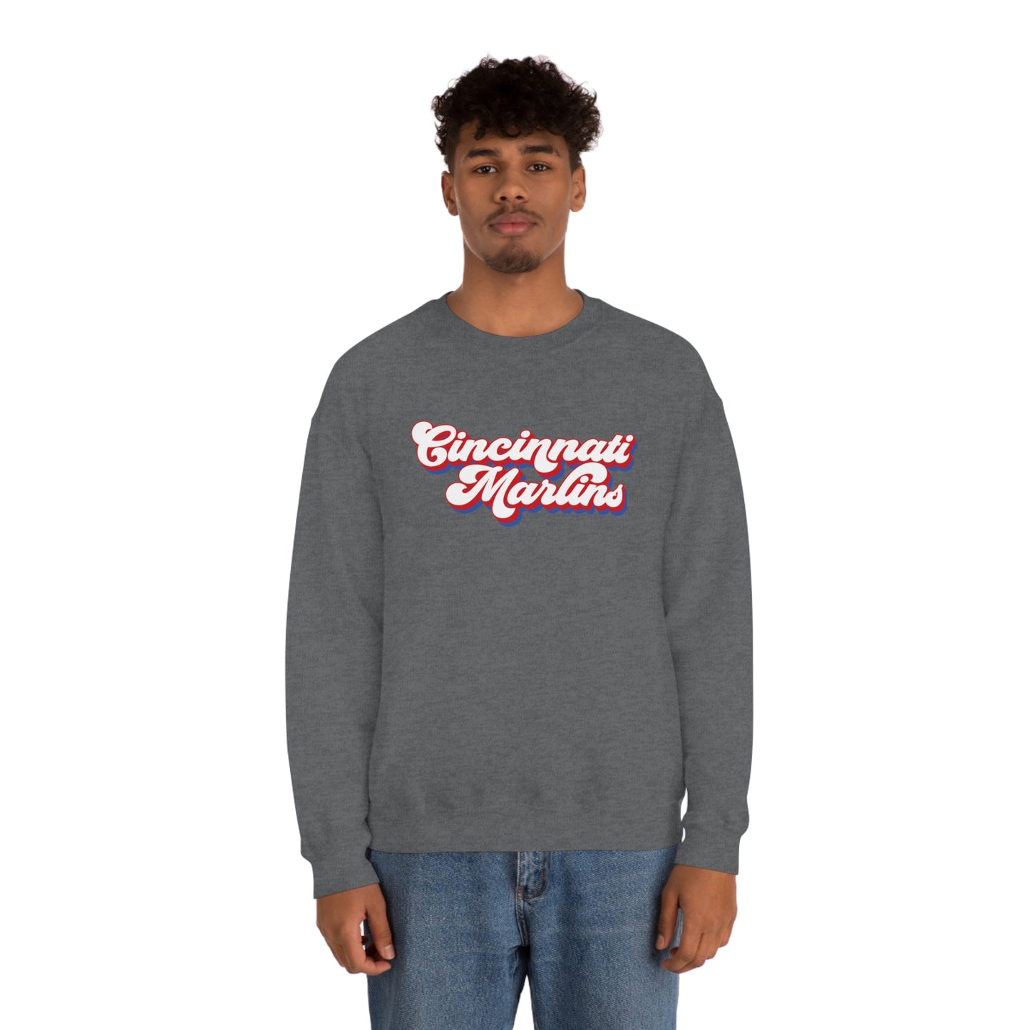 Marlins Retro Unisex Crewneck Sweatshirt
