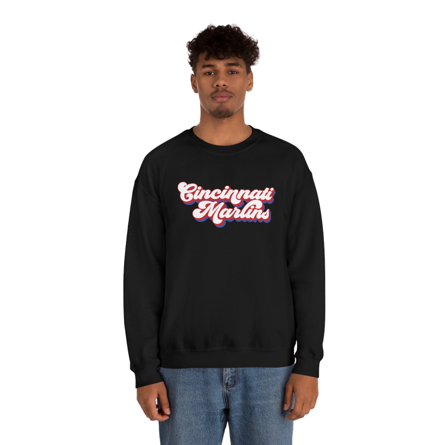 Marlins Retro Unisex Crewneck Sweatshirt