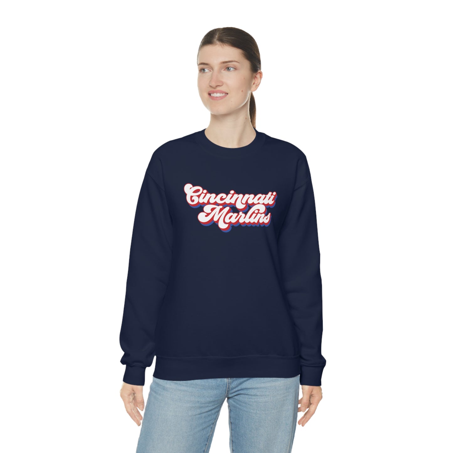 Marlins Retro Unisex Crewneck Sweatshirt