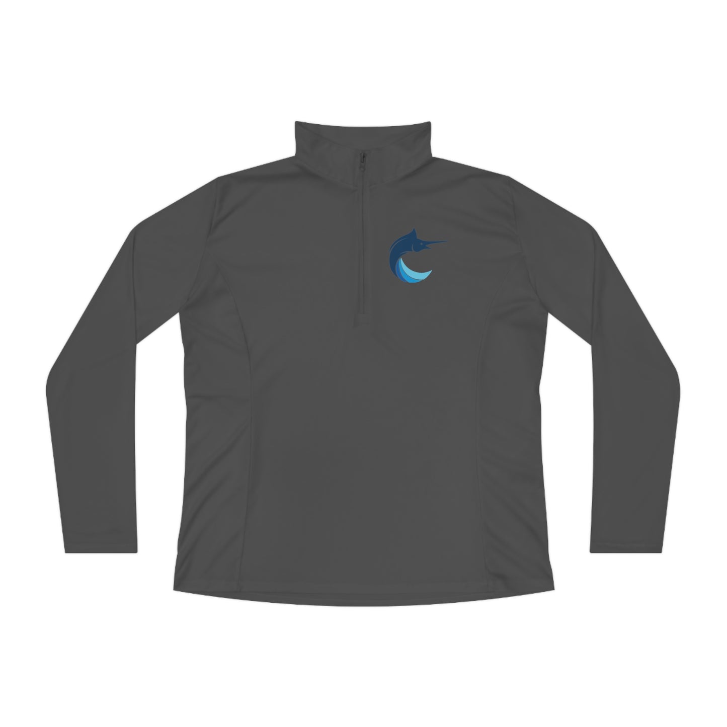 Marlins Ladies Quarter-Zip Pullover