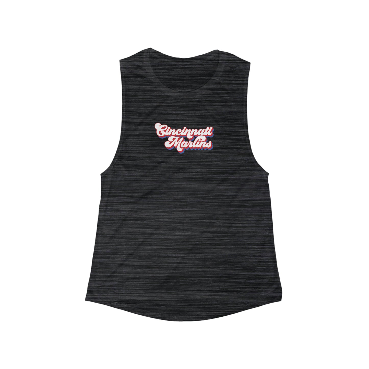 Women's Marlins Scoop Muscle Tank
