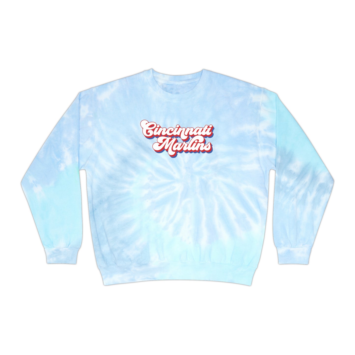 Marlins Unisex Tie-Dye Sweatshirt