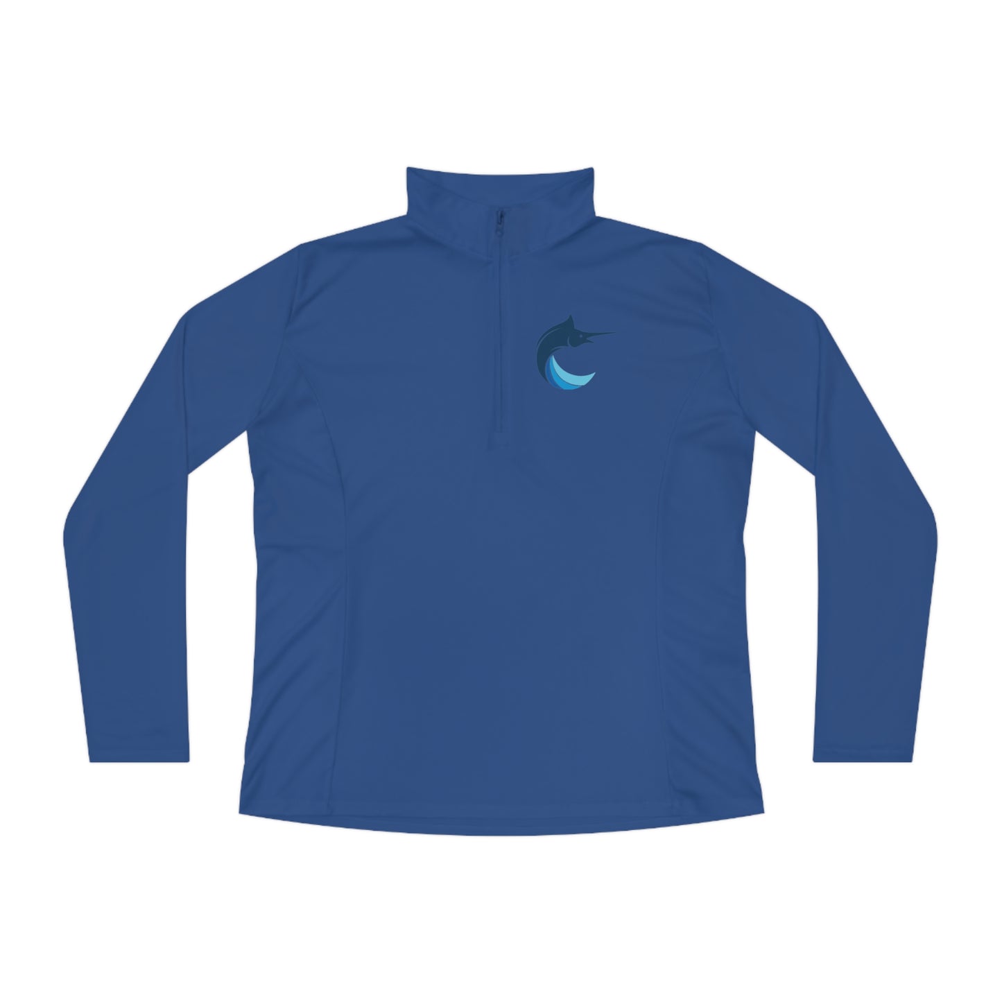 Marlins Ladies Quarter-Zip Pullover