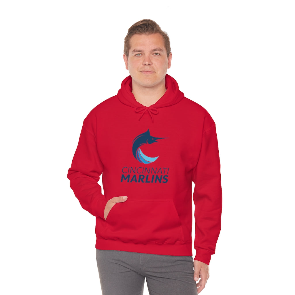 Marlins Heavy Blend Hooded Sweatshirt