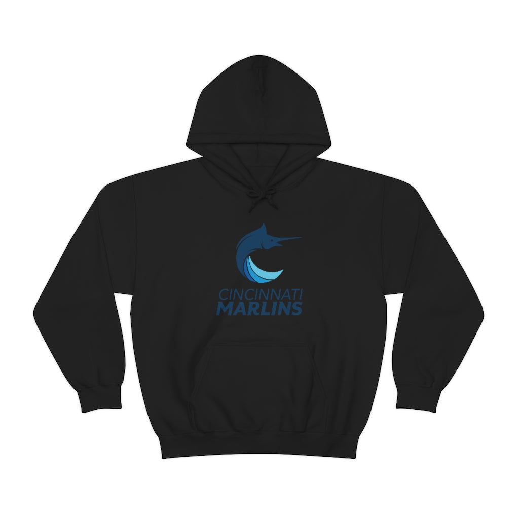 Marlins Heavy Blend Hooded Sweatshirt