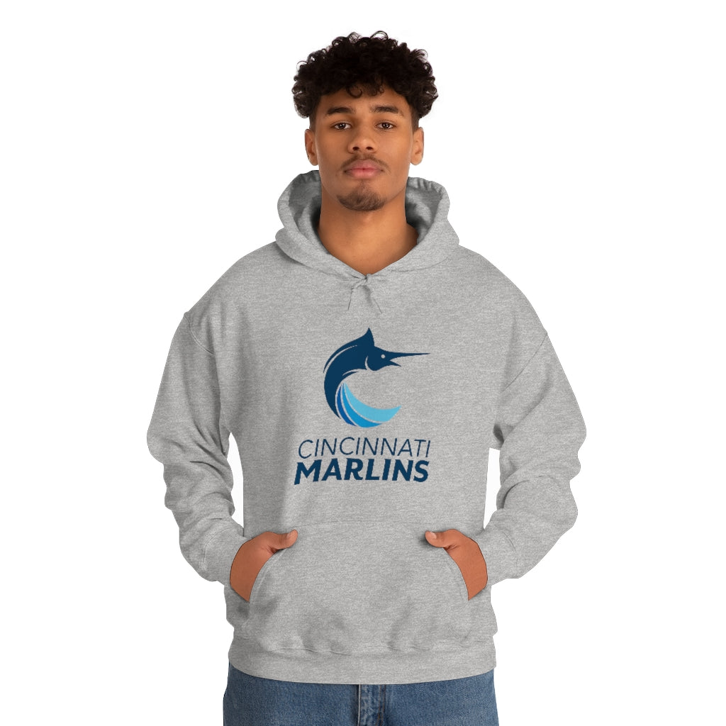 Marlins Heavy Blend Hooded Sweatshirt