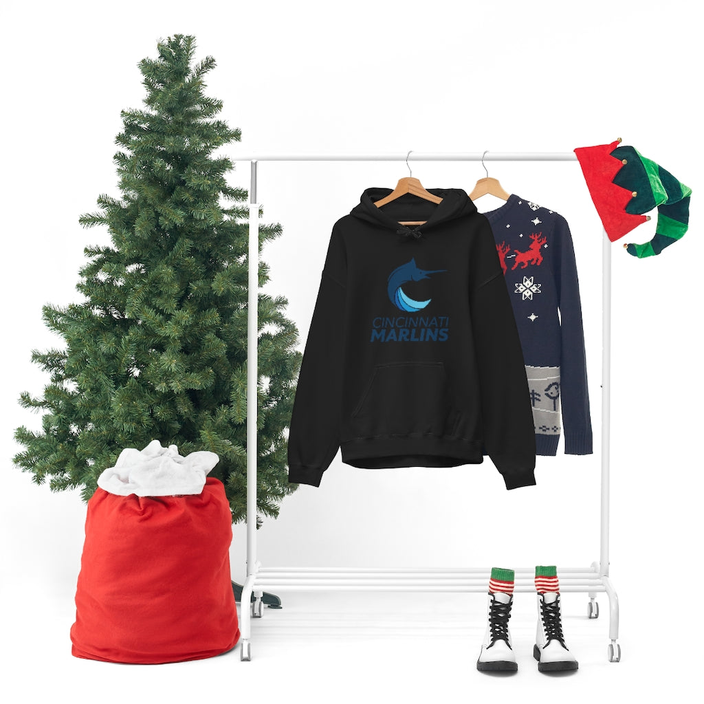 Marlins Heavy Blend Hooded Sweatshirt