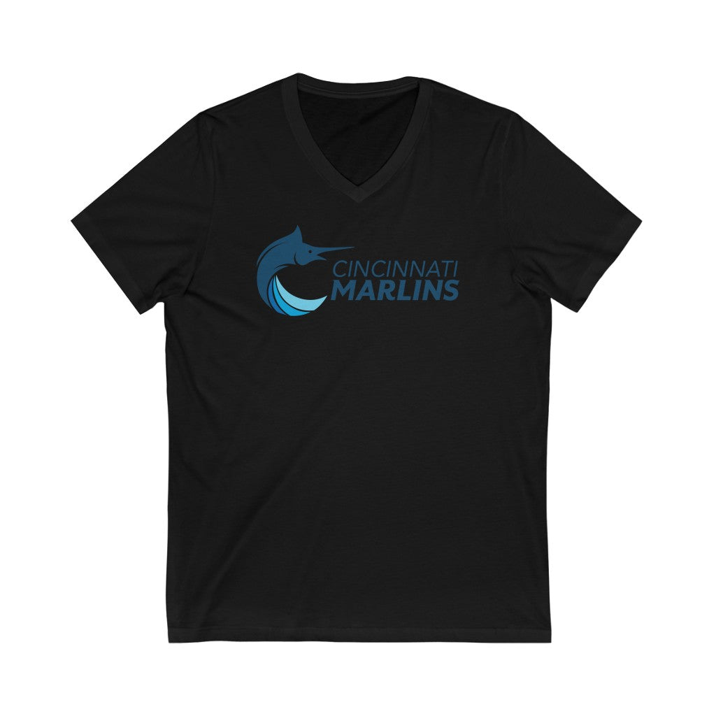 Unisex Marlins V-Neck Tee