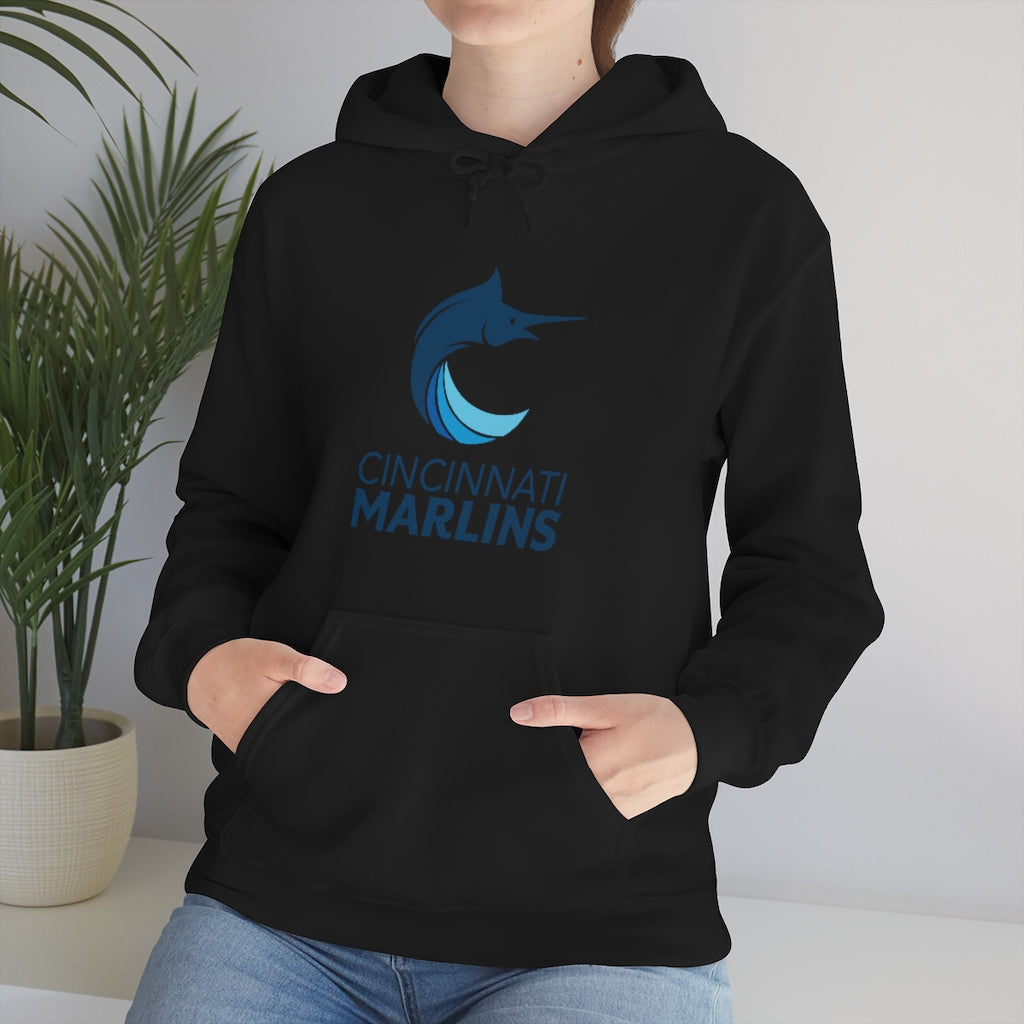 Marlins Heavy Blend Hooded Sweatshirt