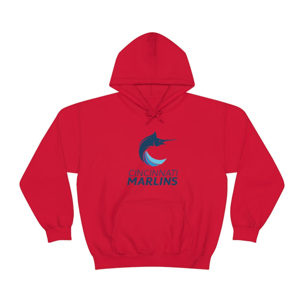 Marlins Heavy Blend Hooded Sweatshirt