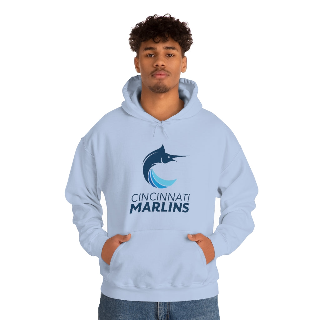 Marlins Heavy Blend Hooded Sweatshirt