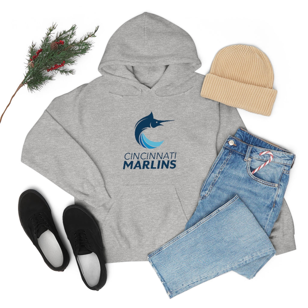Marlins Heavy Blend Hooded Sweatshirt