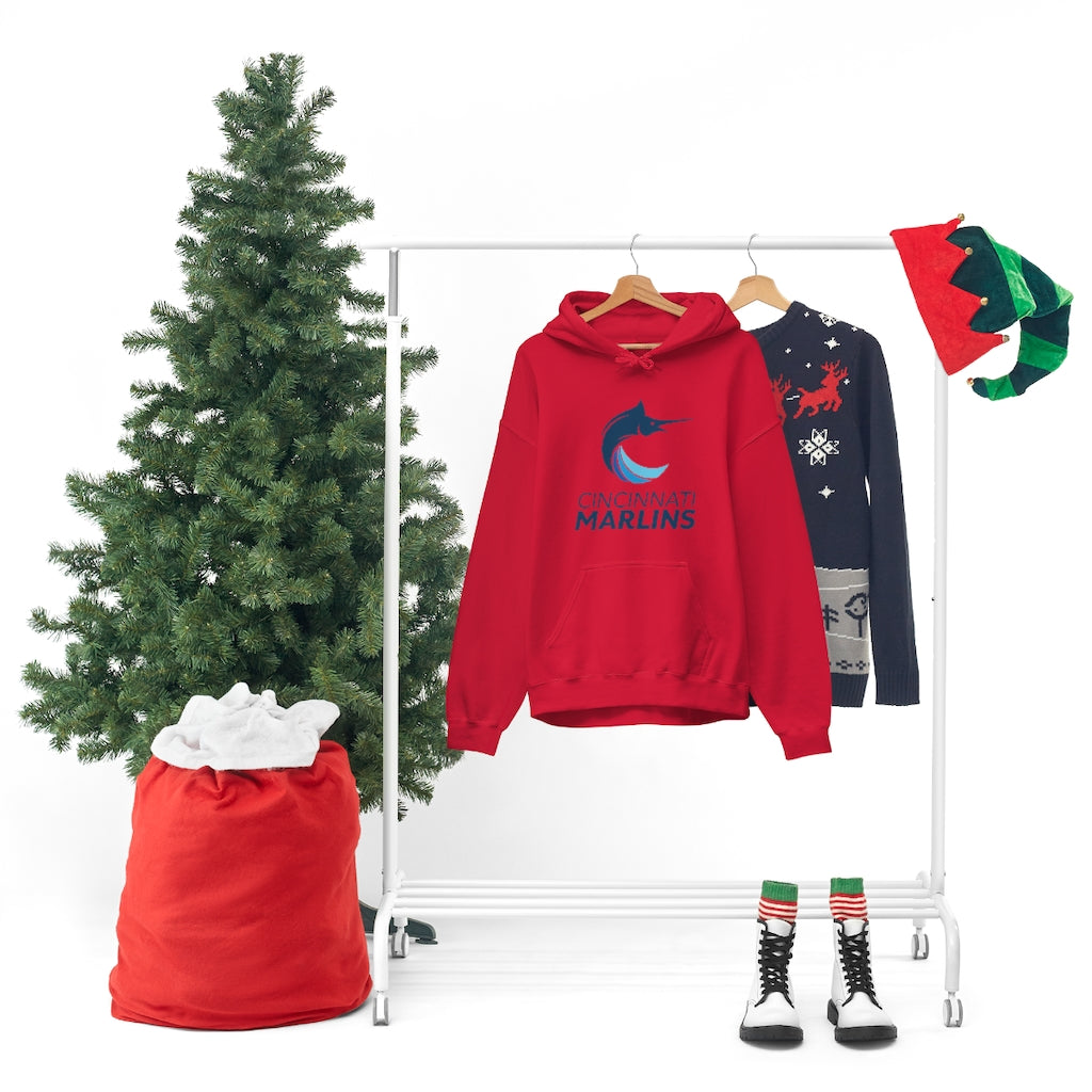 Marlins Heavy Blend Hooded Sweatshirt