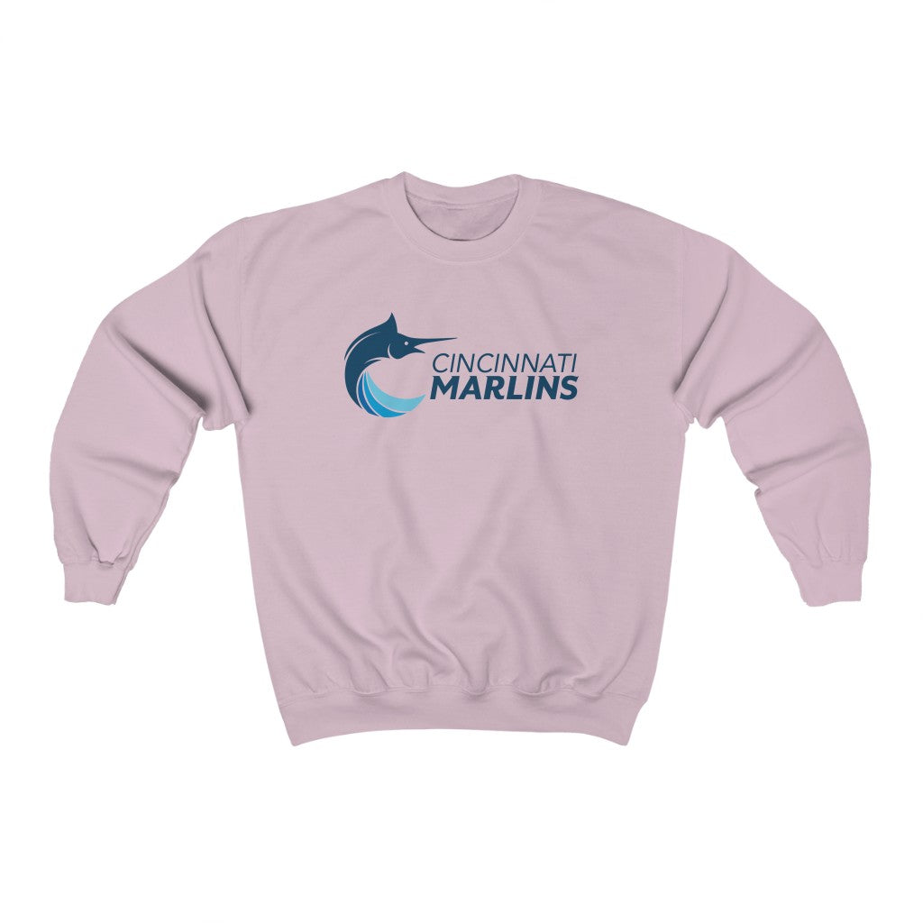 Marlins Heavy Blend Crewneck Sweatshirt