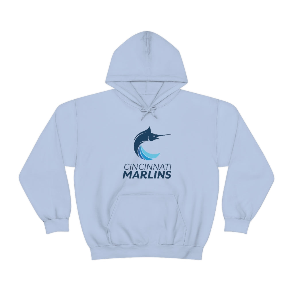 Marlins Heavy Blend Hooded Sweatshirt