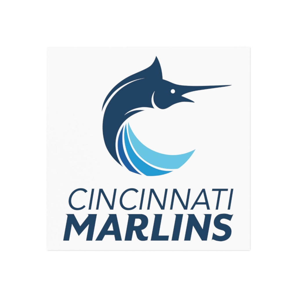 Marlins Car Magnet