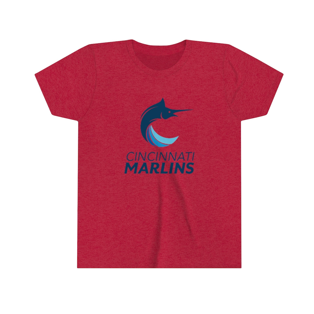 Youth Marlins Soft Cotton Tee