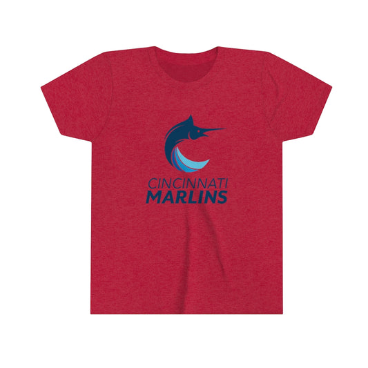 Youth Marlins Soft Cotton Tee