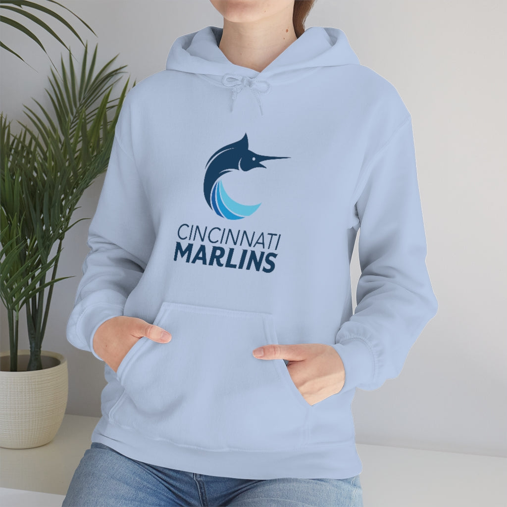 Marlins Heavy Blend Hooded Sweatshirt