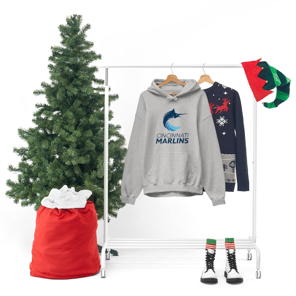 Marlins Heavy Blend Hooded Sweatshirt