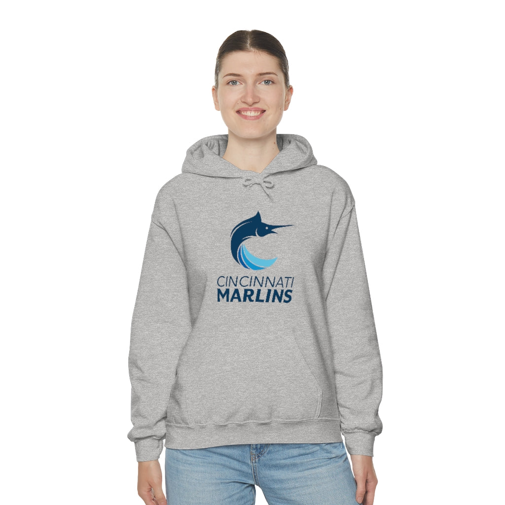 Marlins Heavy Blend Hooded Sweatshirt