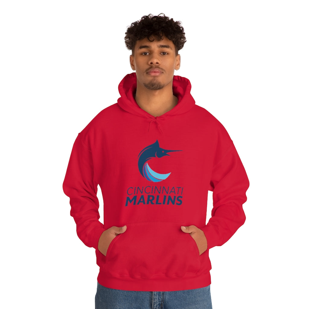 Marlins Heavy Blend Hooded Sweatshirt
