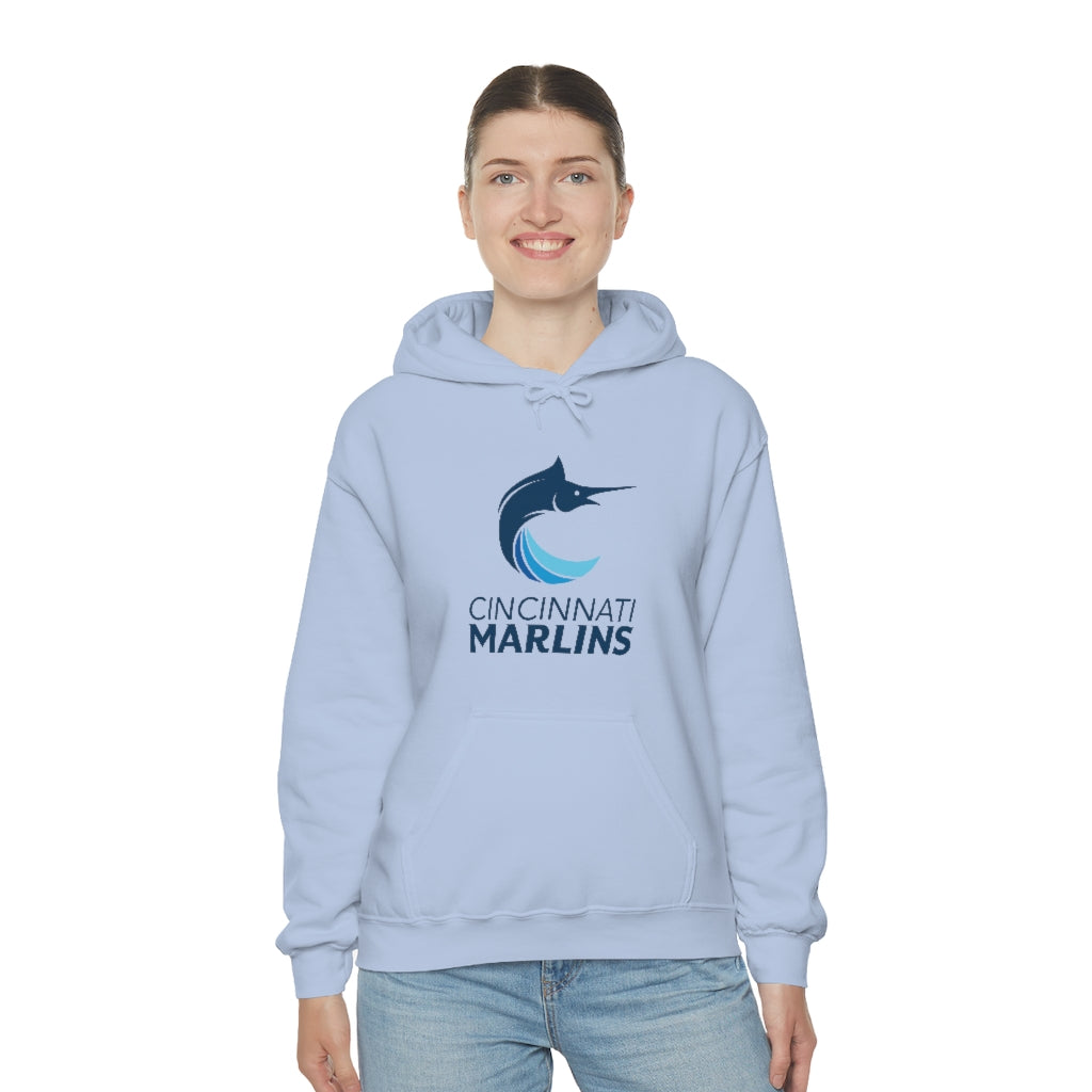 Marlins Heavy Blend Hooded Sweatshirt
