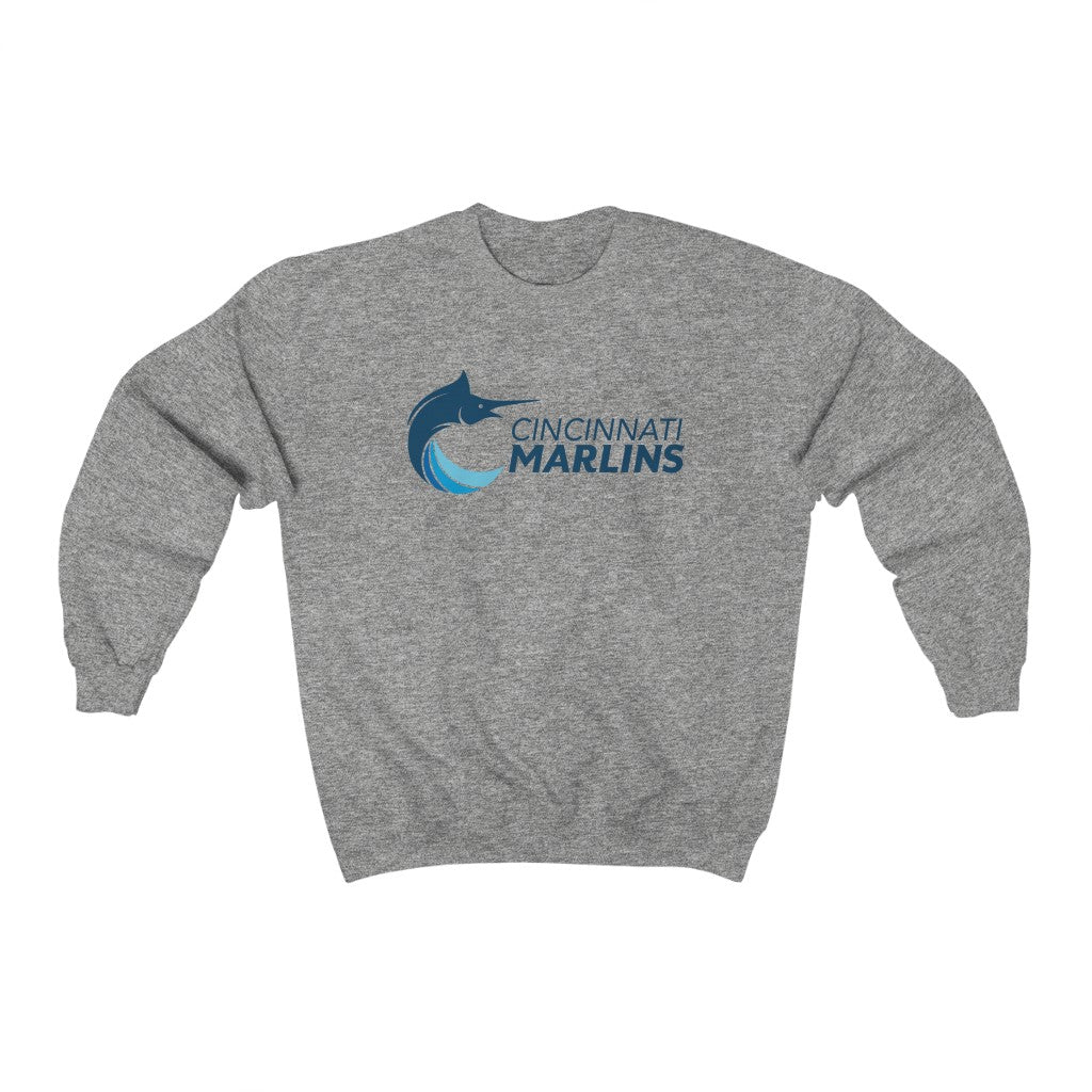 Marlins Heavy Blend Crewneck Sweatshirt