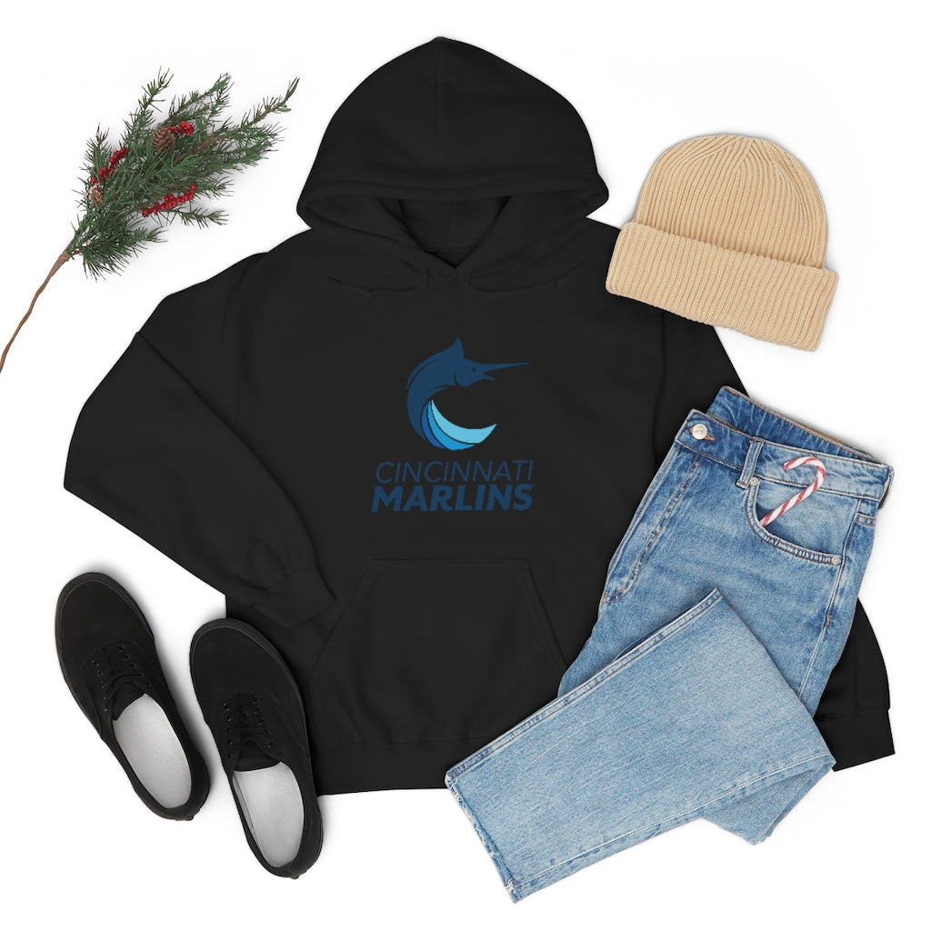 Marlins Heavy Blend Hooded Sweatshirt