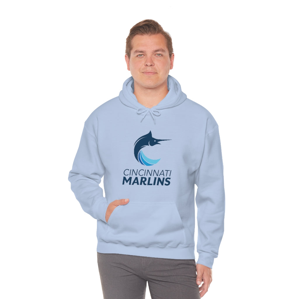 Marlins Heavy Blend Hooded Sweatshirt
