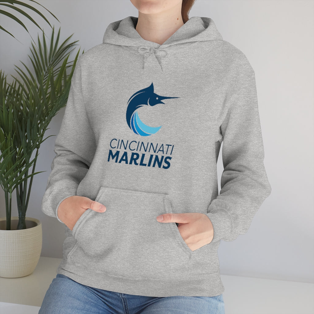 Marlins Heavy Blend Hooded Sweatshirt