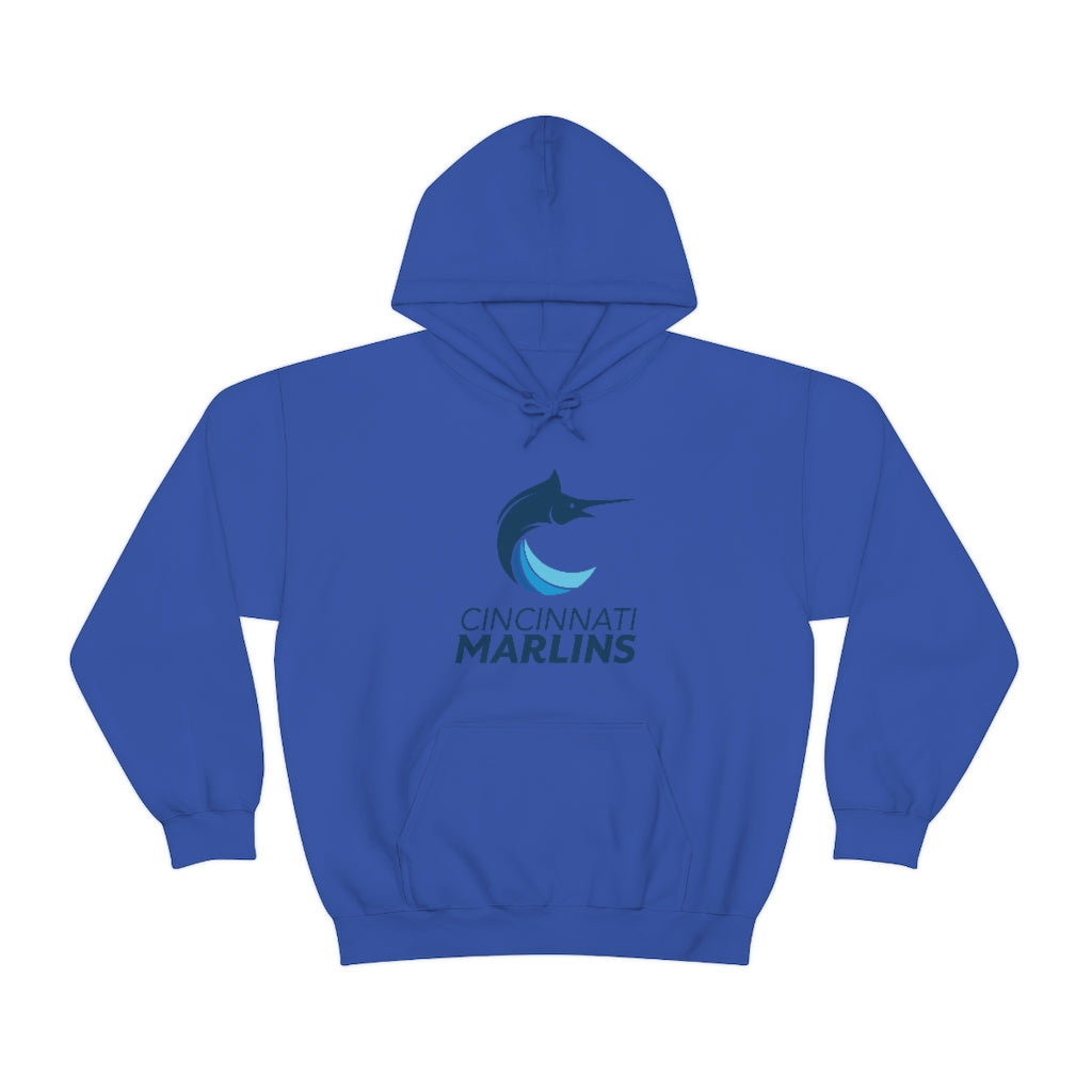 Marlins Heavy Blend Hooded Sweatshirt