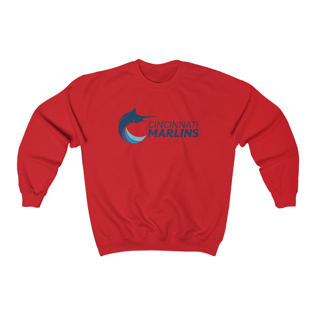 Marlins Heavy Blend Crewneck Sweatshirt