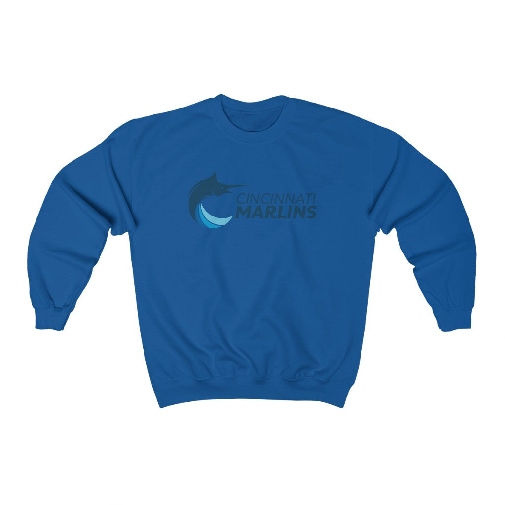 Marlins Heavy Blend Crewneck Sweatshirt