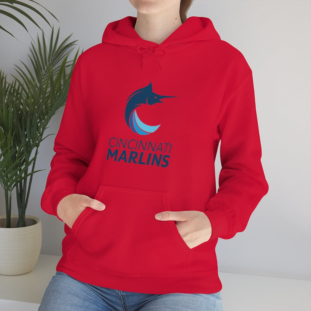 Marlins Heavy Blend Hooded Sweatshirt