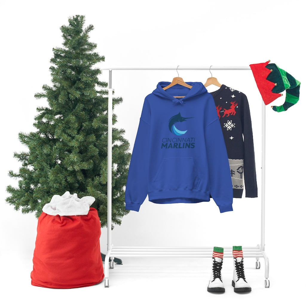 Marlins Heavy Blend Hooded Sweatshirt