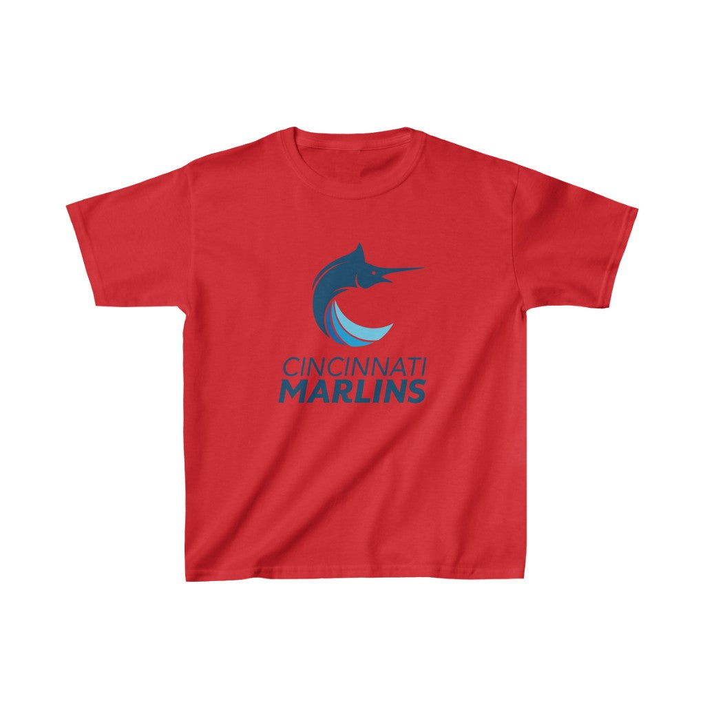 Kids Marlins Heavy Cotton Tee