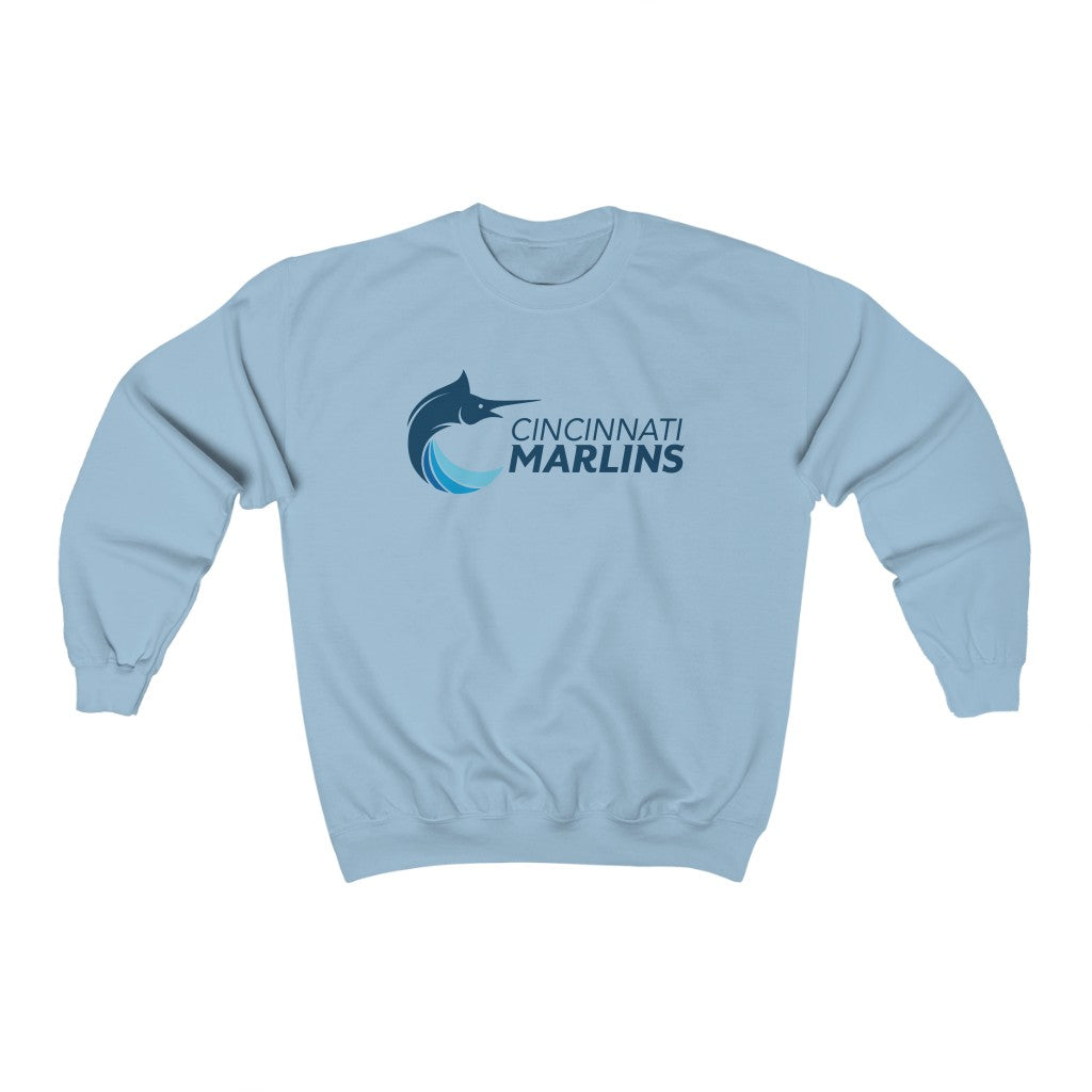 Marlins Heavy Blend Crewneck Sweatshirt