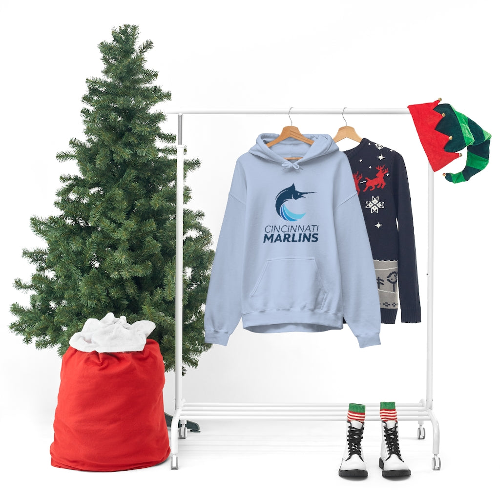 Marlins Heavy Blend Hooded Sweatshirt