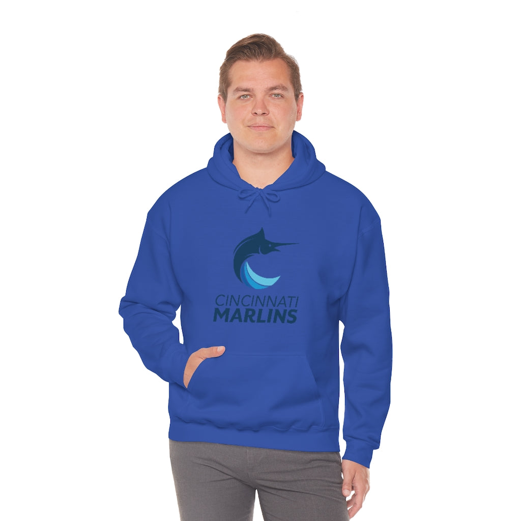 Marlins Heavy Blend Hooded Sweatshirt