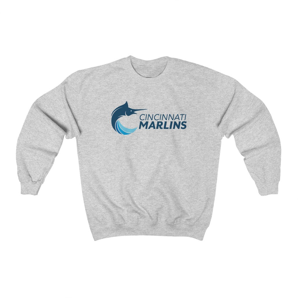 Marlins Heavy Blend Crewneck Sweatshirt