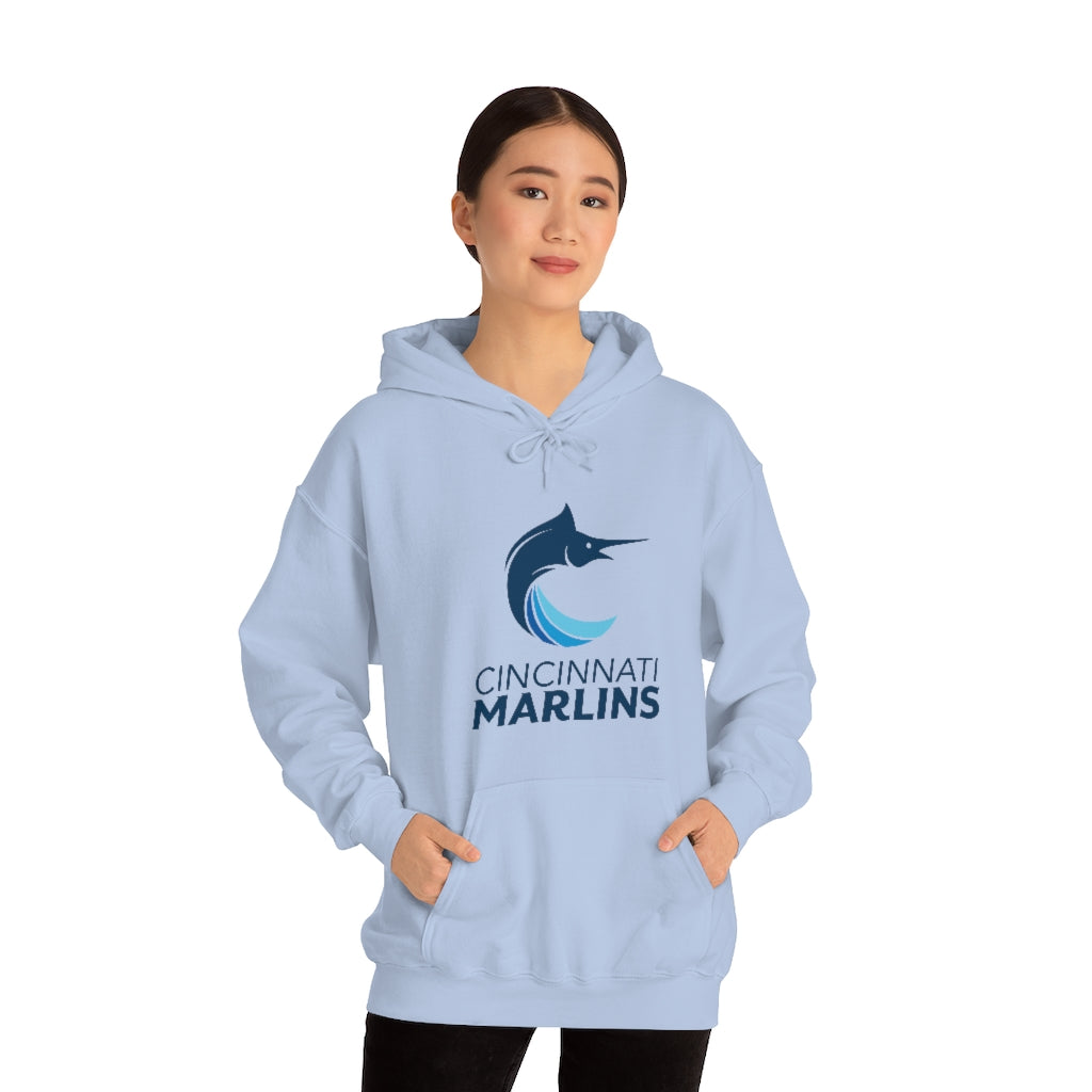 Marlins Heavy Blend Hooded Sweatshirt