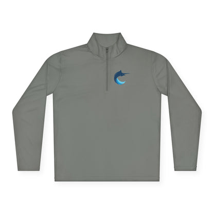 Unisex Marlins Q-Zip Pullover
