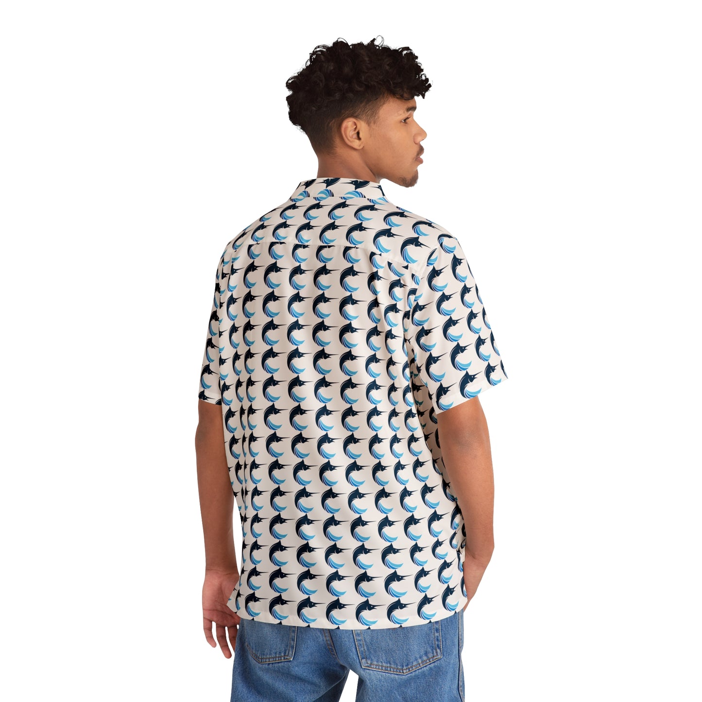 Men's Marlins Hawaiian Shirt