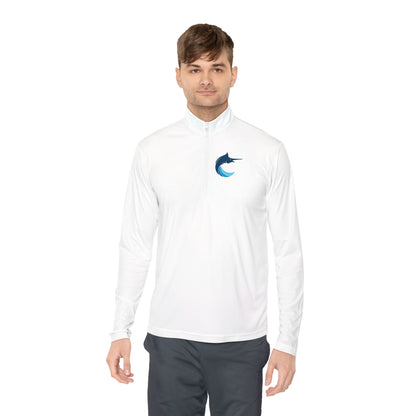 Unisex Marlins Q-Zip Pullover