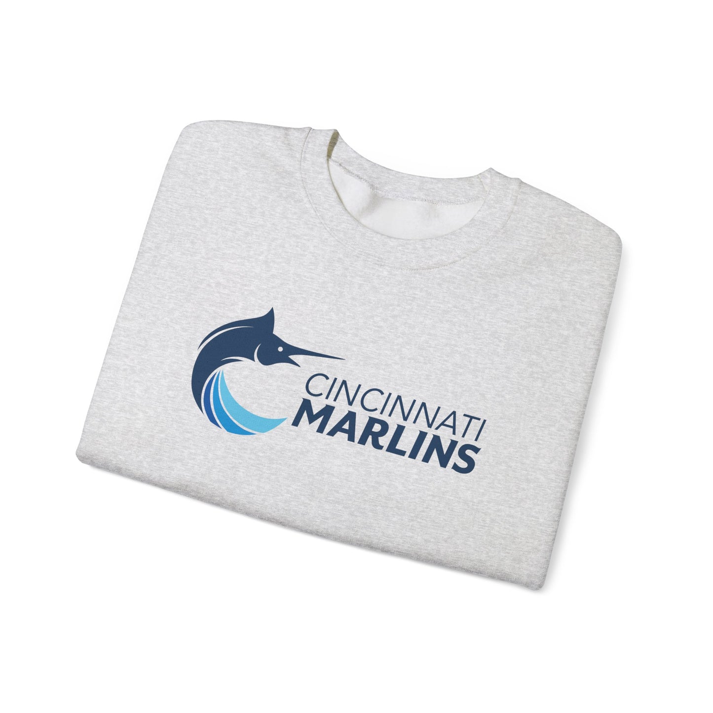 Marlins Heavy Blend Crewneck Sweatshirt