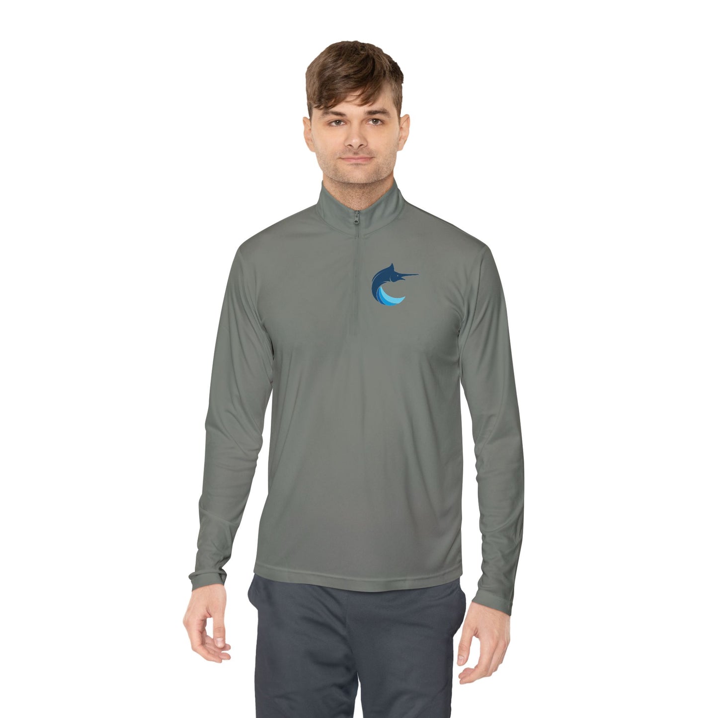 Unisex Marlins Q-Zip Pullover