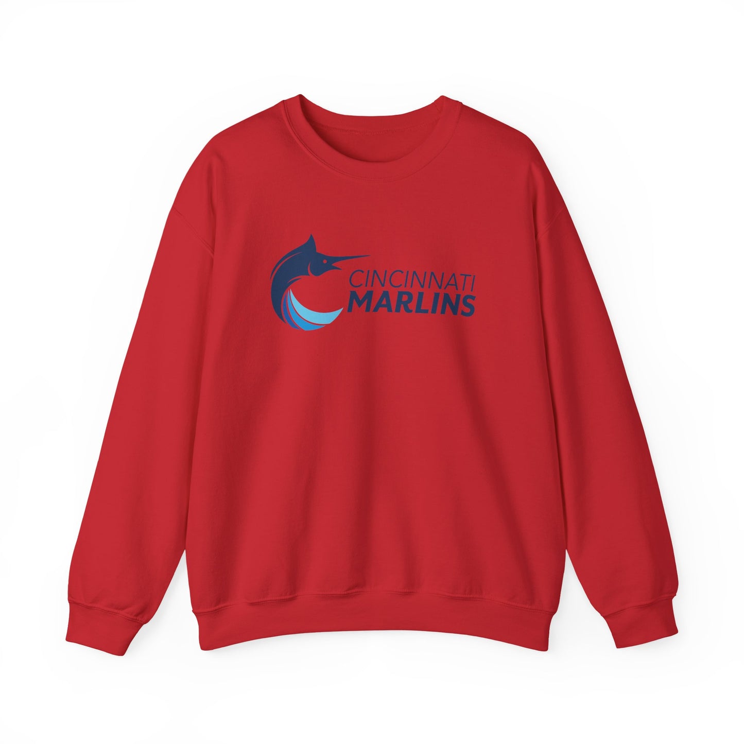Marlins Heavy Blend Crewneck Sweatshirt