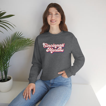 Marlins Retro Unisex Crewneck Sweatshirt