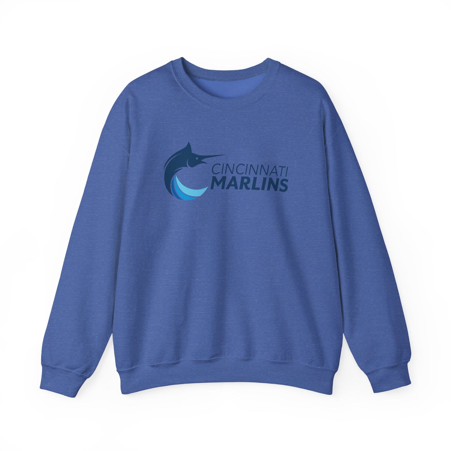 Marlins Heavy Blend Crewneck Sweatshirt